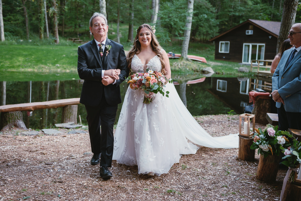 Magnolia Streamside Resort Pocono Wedding Michele and Scott